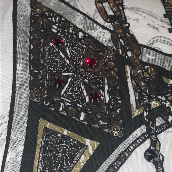 Men’s Swarovski Konquest Platinum Tshirt - Picture 4 of 7